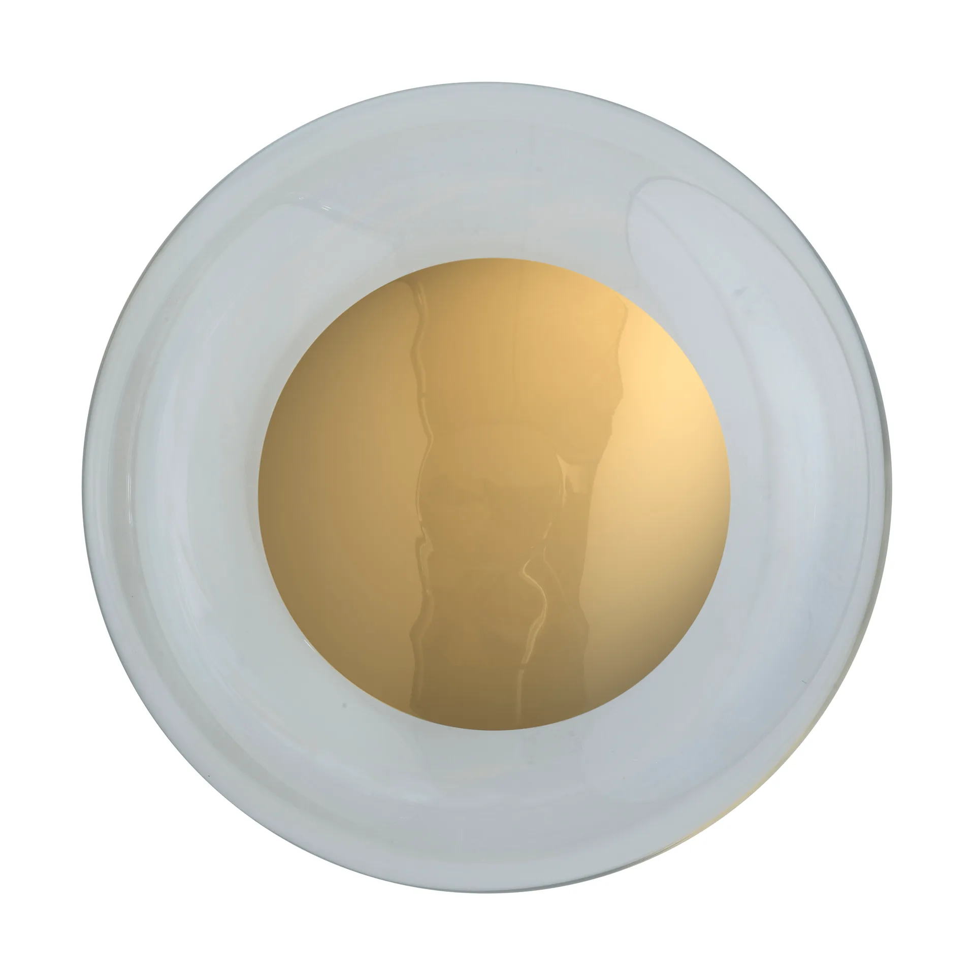 Kinkiet Horizon surface, Clear-shiny gold, Ø29 cm EBB & FLOW