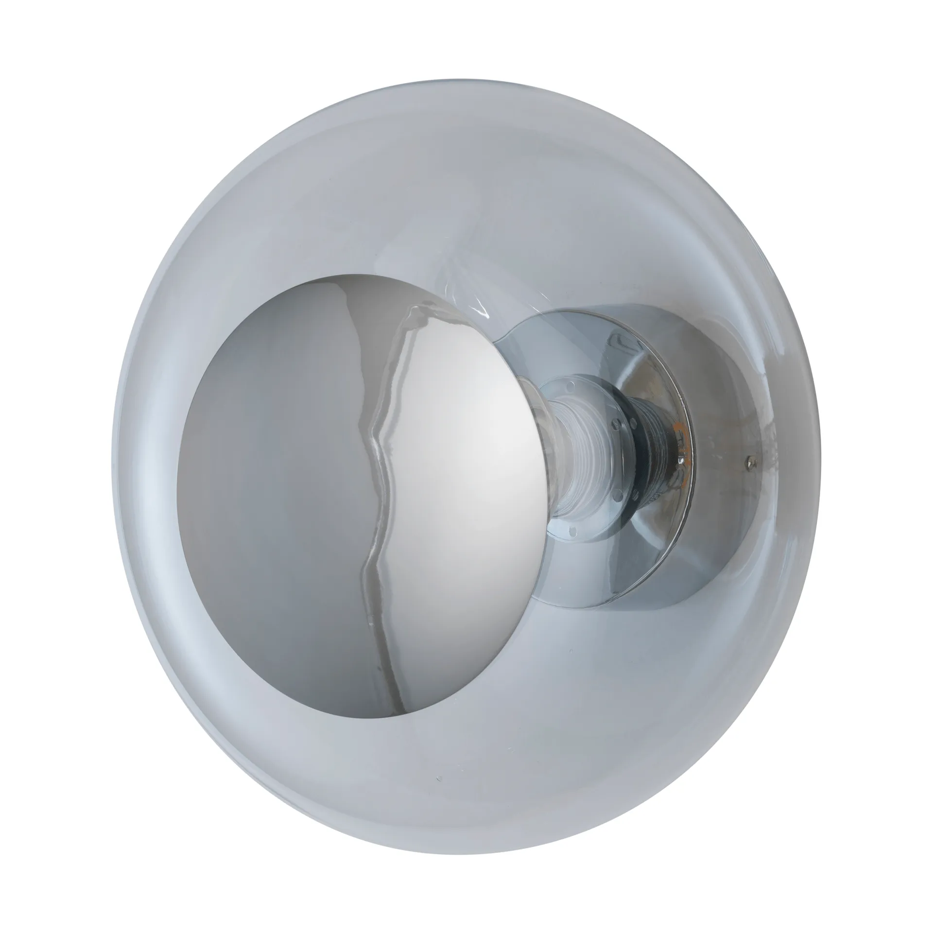 Kinkiet Horizon surface, Clear-silver, Ø29 cm EBB & FLOW