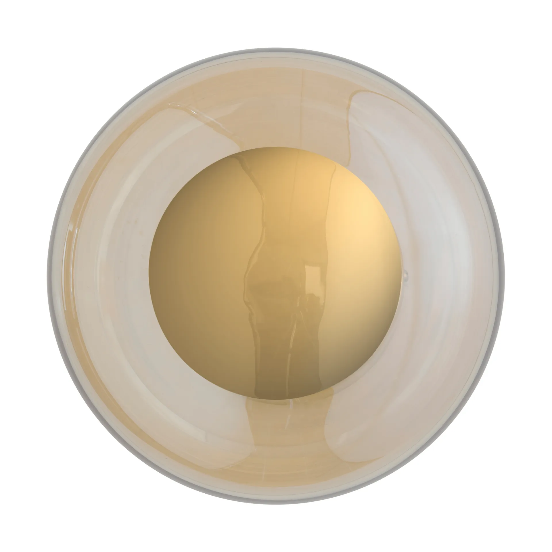 Kinkiet Horizon surface, Golden smoke, Ø21 cm EBB & FLOW