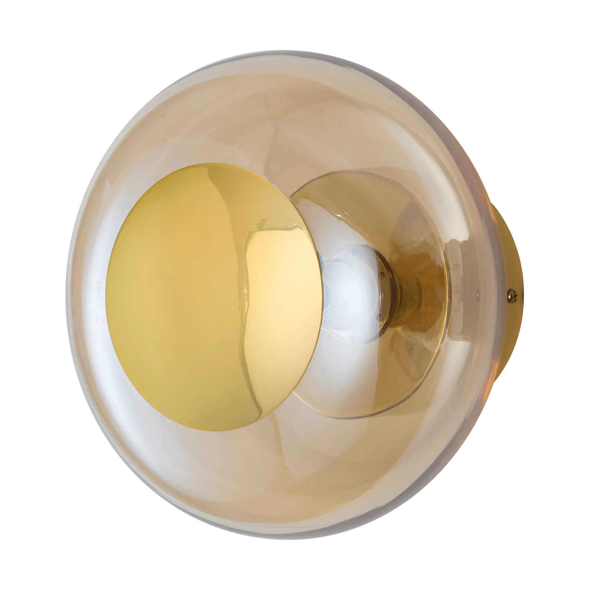 Kinkiet Horizon surface, Golden smoke, Ø21 cm EBB & FLOW