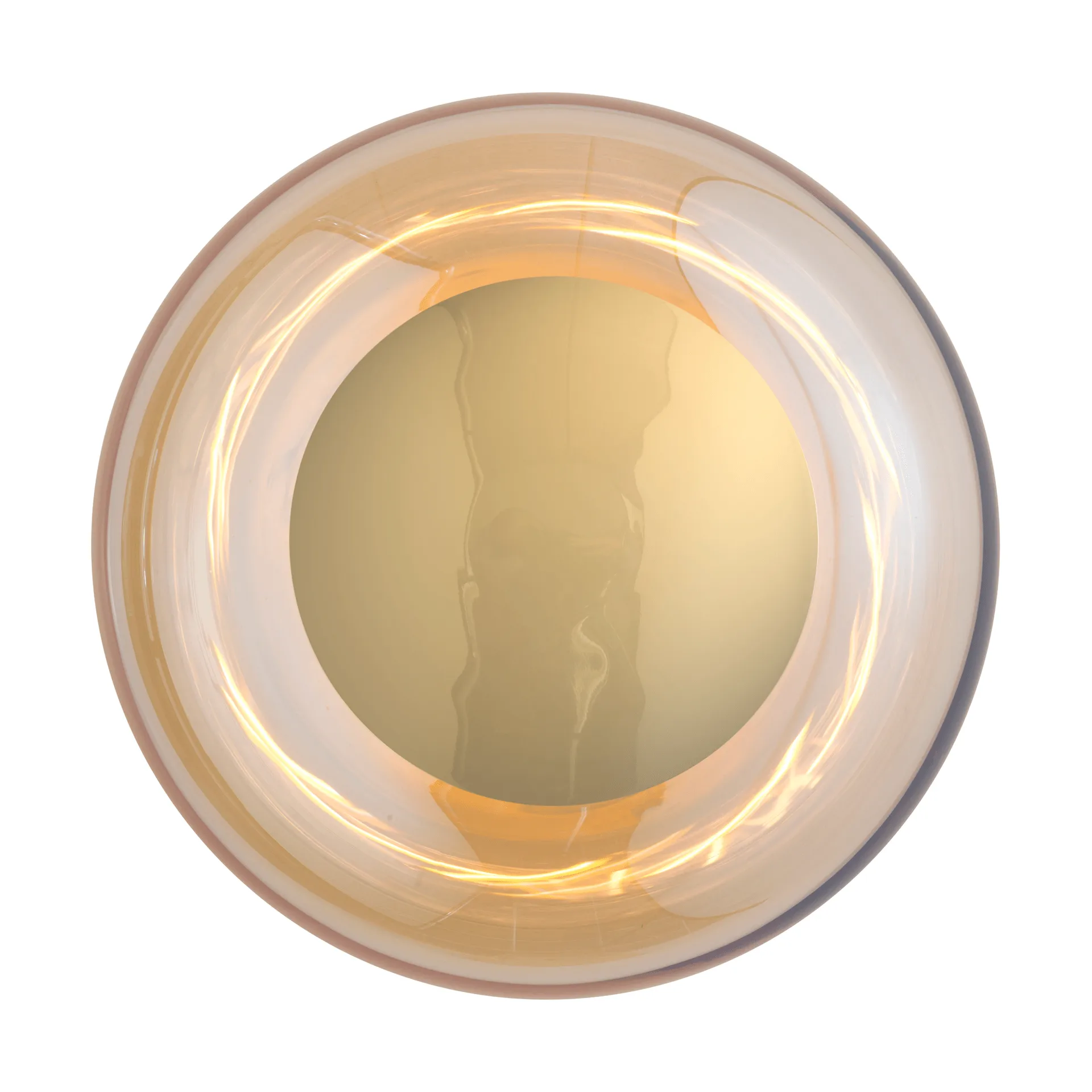 Kinkiet Horizon surface, Golden smoke, Ø29 cm EBB & FLOW