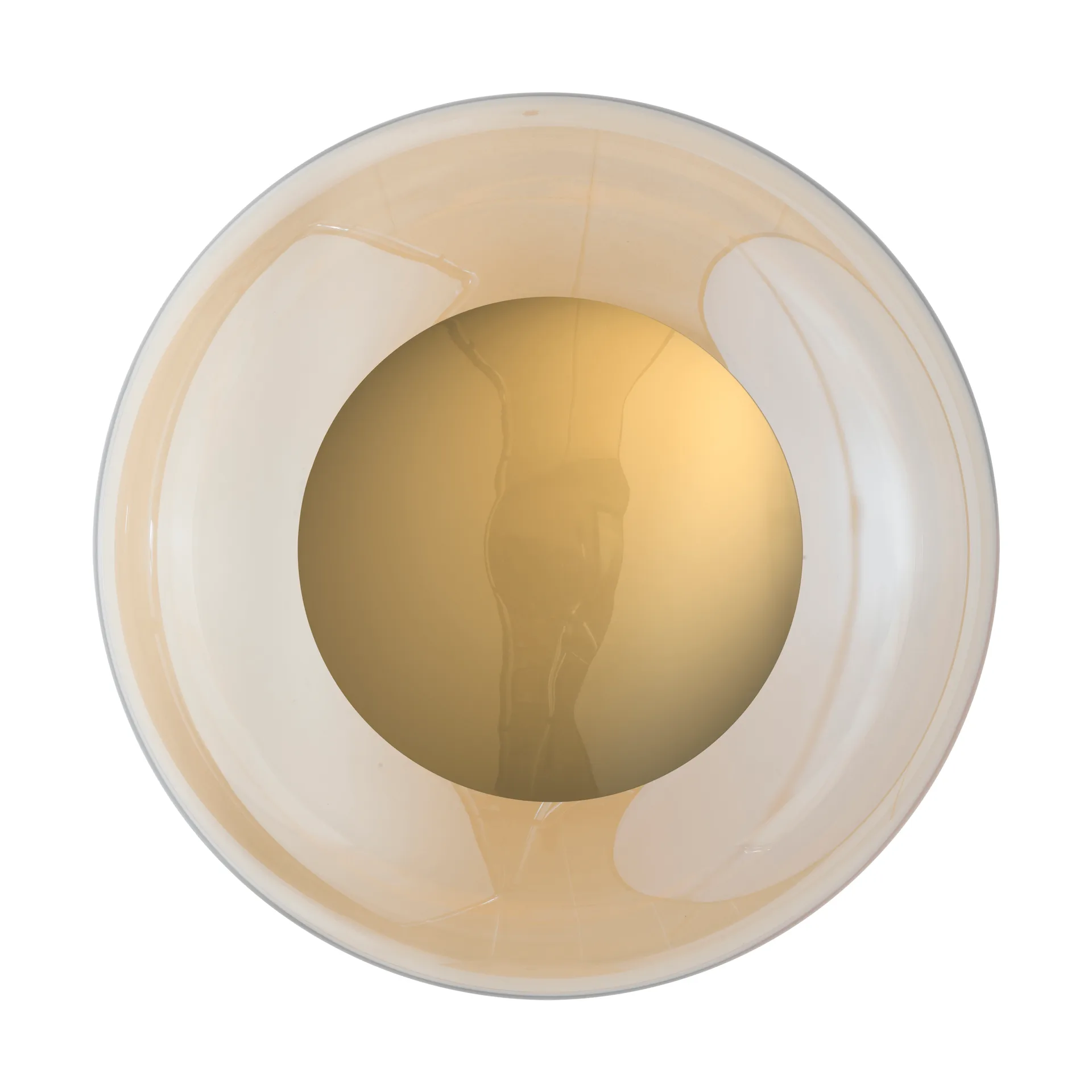 Kinkiet Horizon surface, Golden smoke, Ø36 cm EBB & FLOW