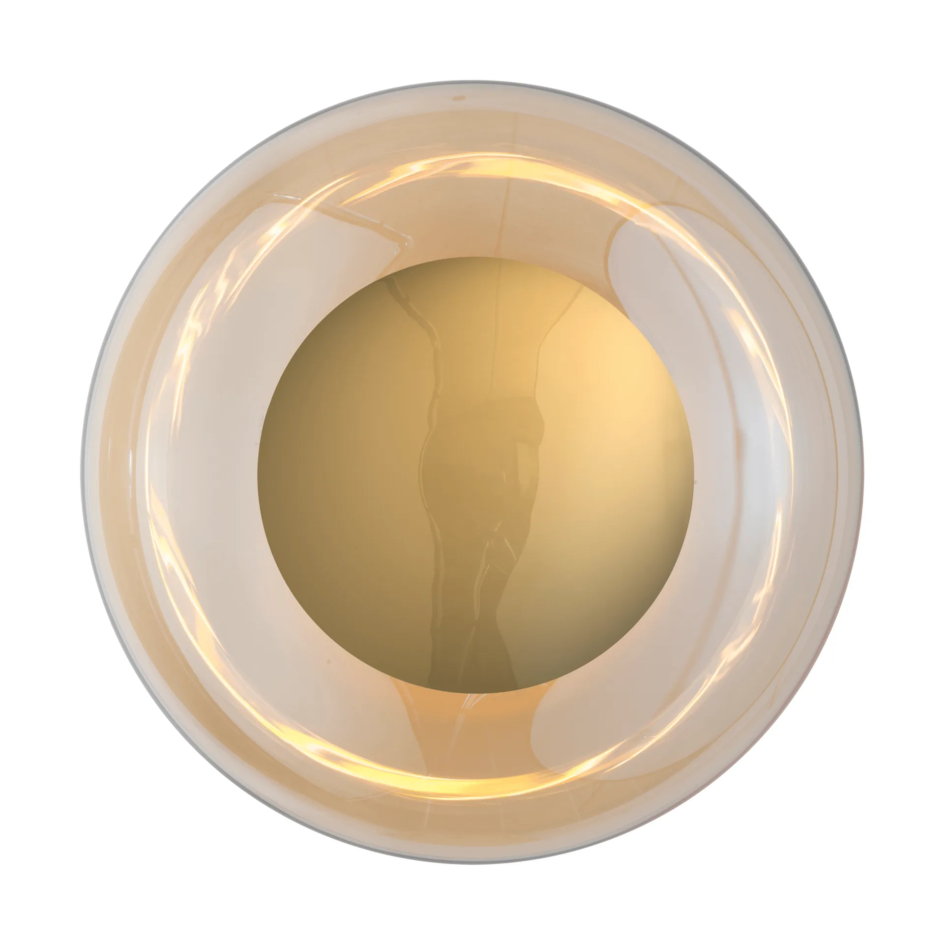 Kinkiet Horizon surface, Golden smoke, Ø36 cm EBB & FLOW