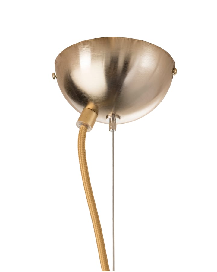 Lampa sufitowa Rowan, Ø 39 cm, przezroczysty ze złotym sznurkiem EBB & FLOW
