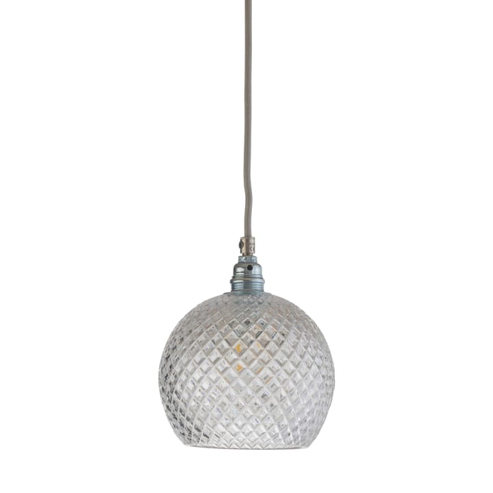 Lampa sufitowa Rowan Chrystal Ø 15,5 cm - Mała kratka ze srebrnym przewodem - EBB & FLOW
