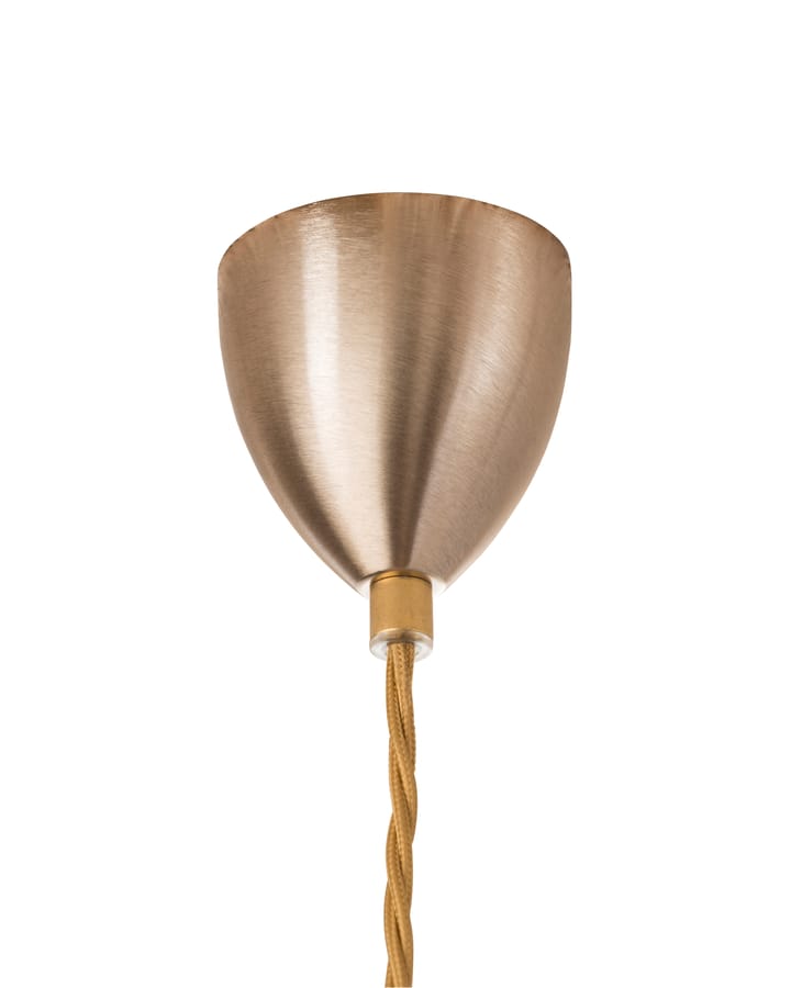 Lampa sufitowa Rowan Chrystal Ø 28 cm - Medium check ze złotym sznurkiem - EBB & FLOW