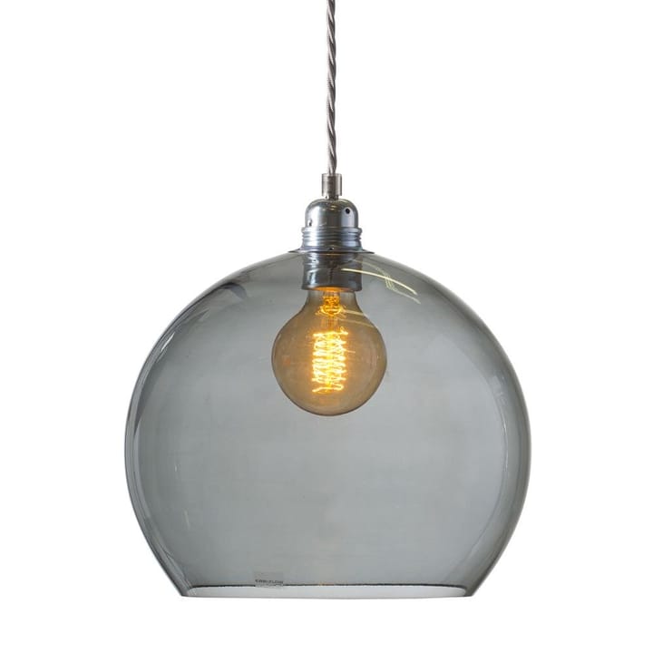 Lampa sufitowa Rowan L, Ø 28 cm, smokey grey EBB & FLOW