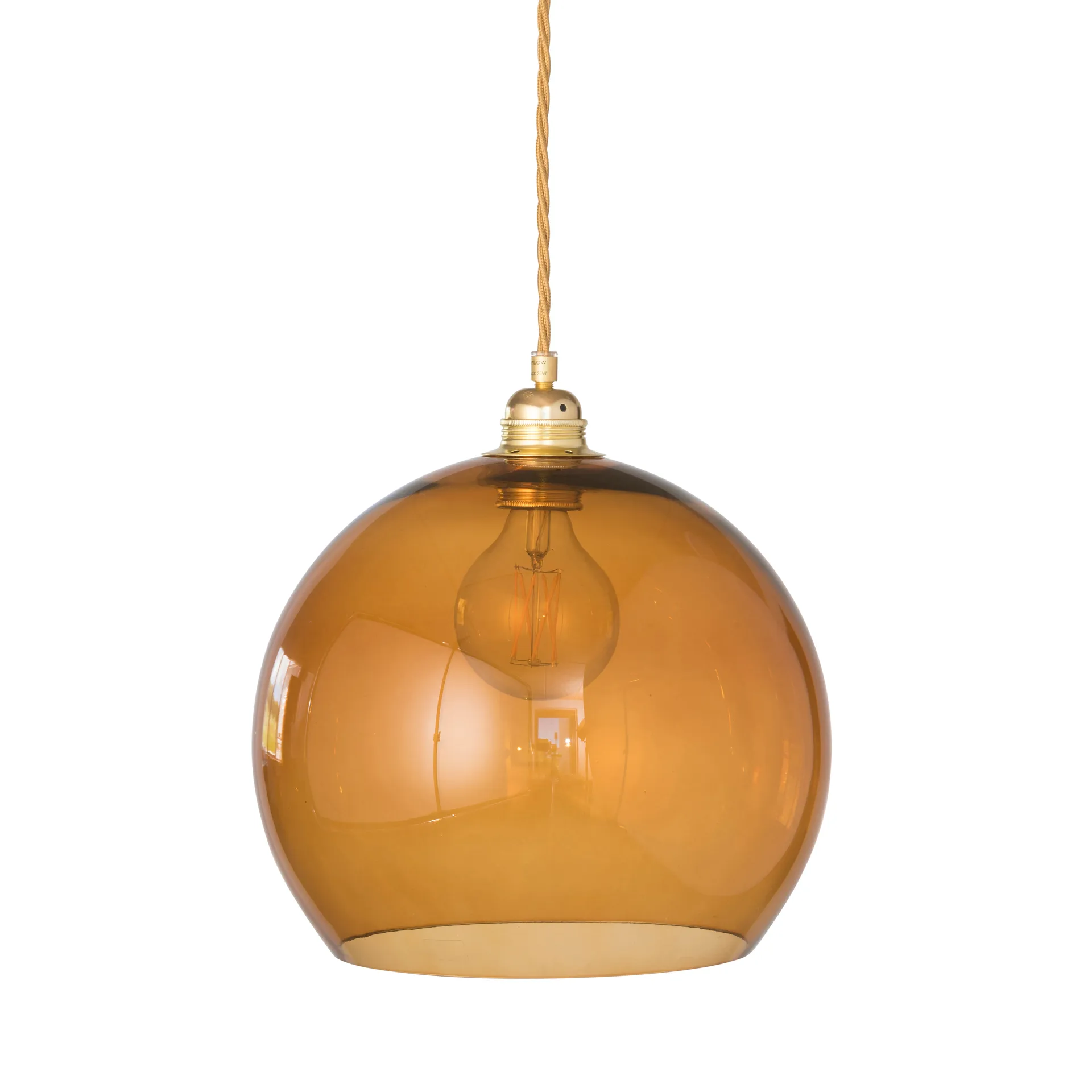 Lampa sufitowa Rowan L, Ø 28 cm, Toast EBB & FLOW