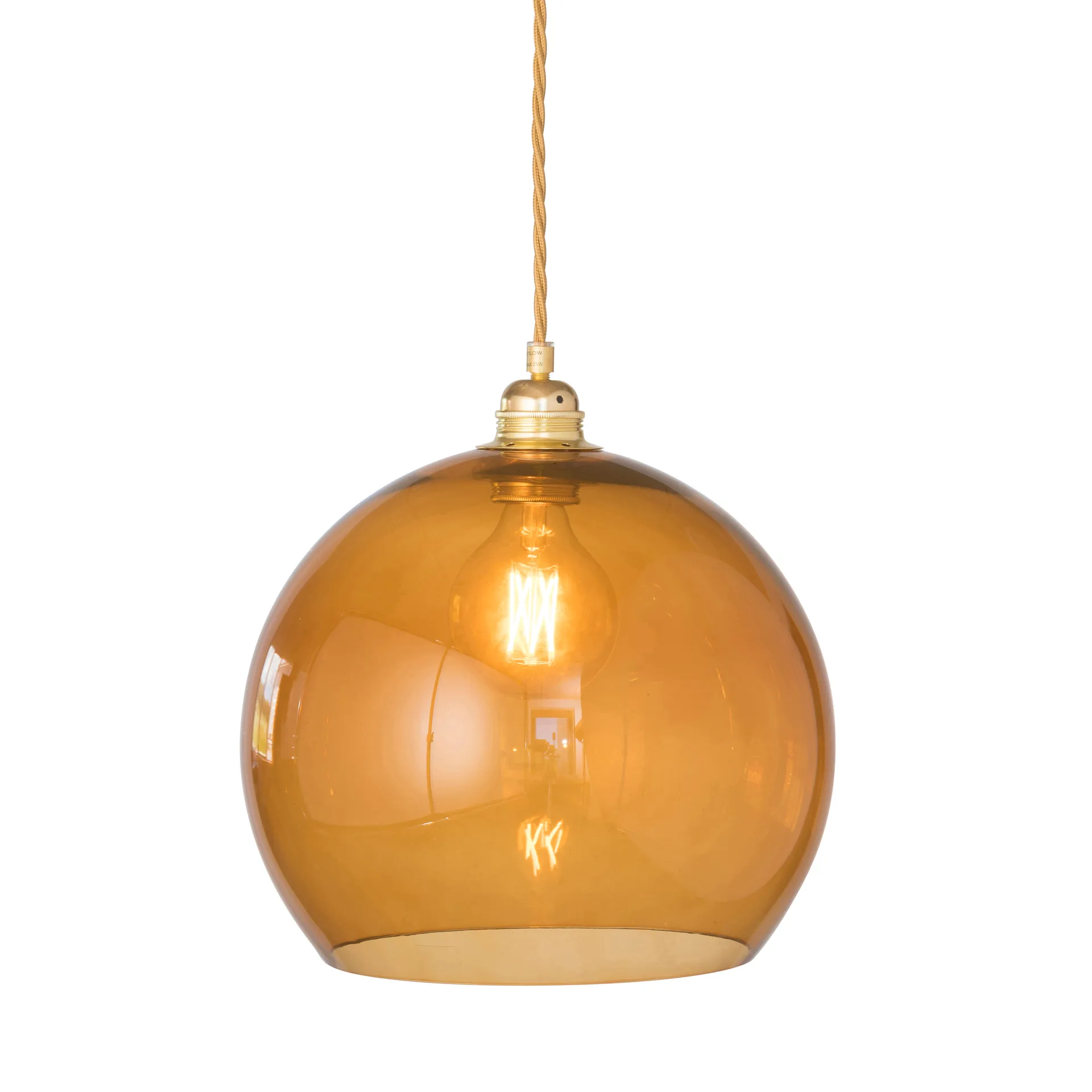 Lampa sufitowa Rowan L, Ø 28 cm, Toast EBB & FLOW