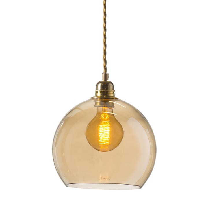 Lampa sufitowa Rowan M, Ø 22 cm, golden smoke EBB & FLOW
