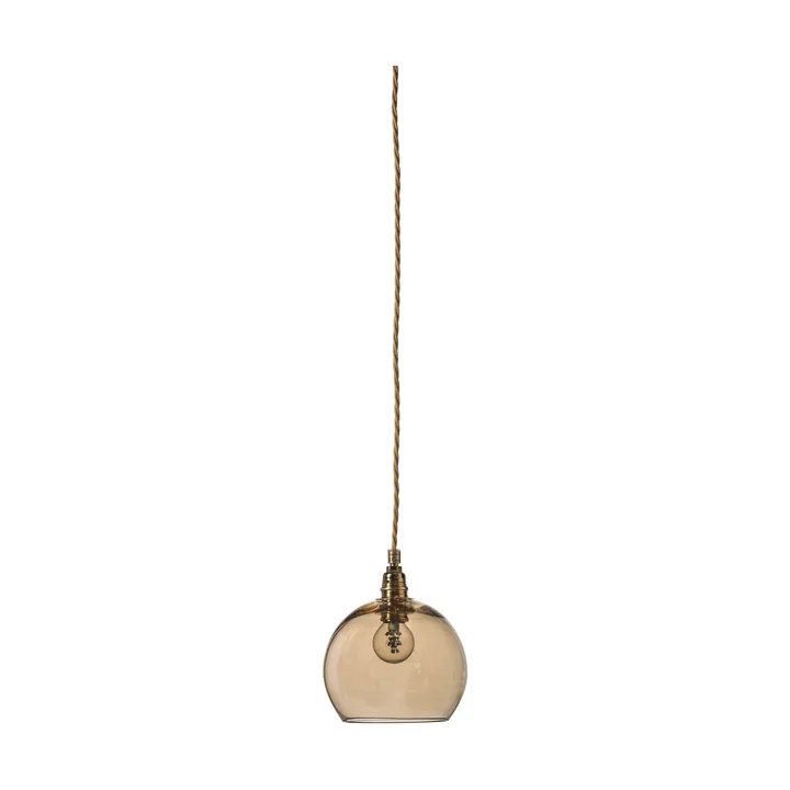 Lampa sufitowa Rowan S, Ø 15,5 cm - Golden smoke - EBB & FLOW