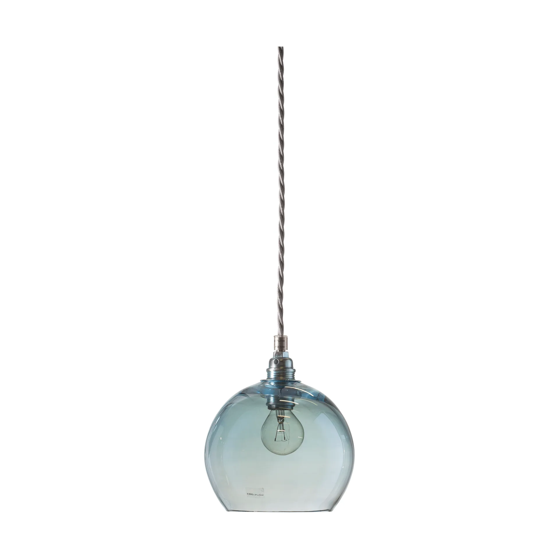 Lampa sufitowa Rowan S, Ø 15,5 cm, Topaz blue EBB & FLOW