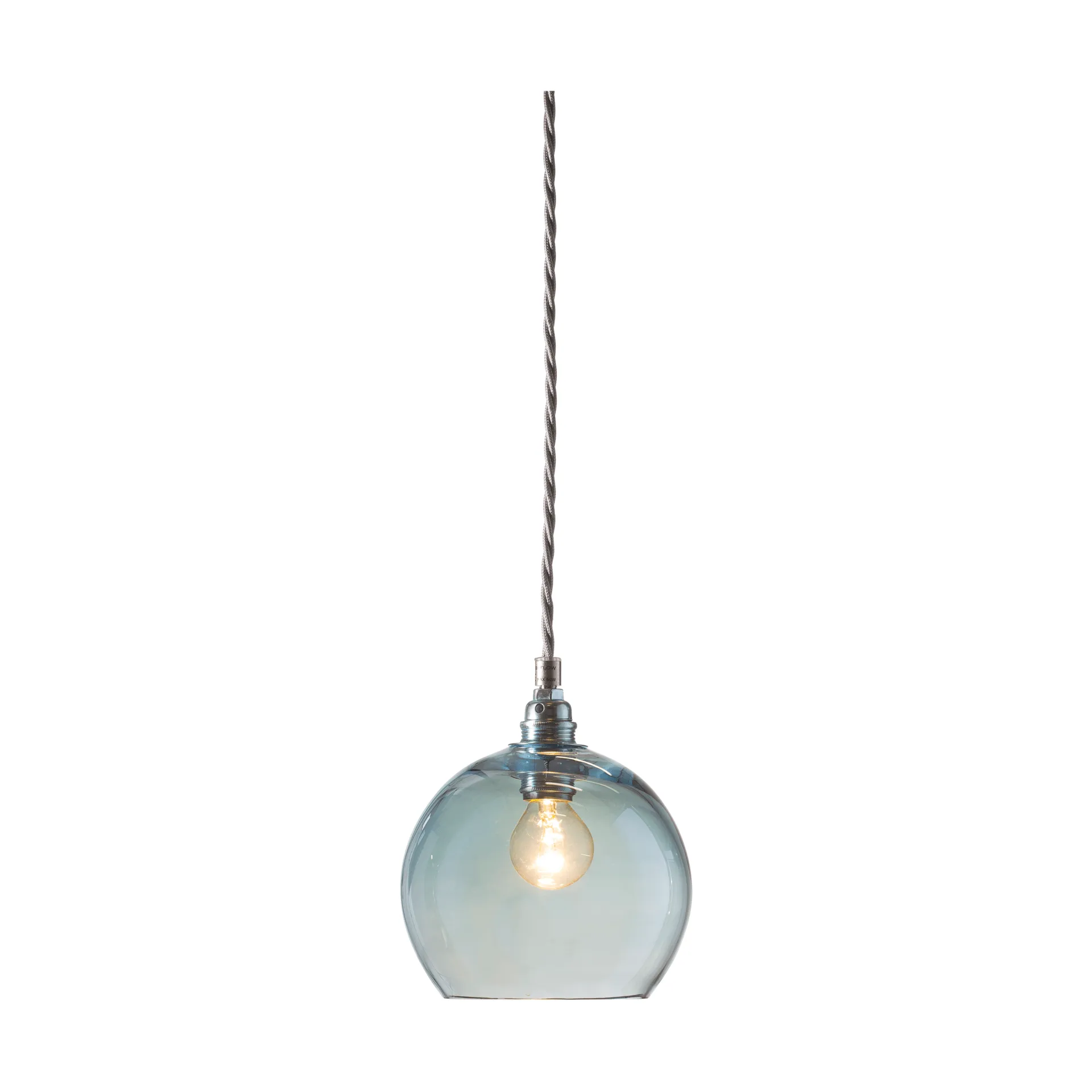 Lampa sufitowa Rowan S, Ø 15,5 cm, Topaz blue EBB & FLOW