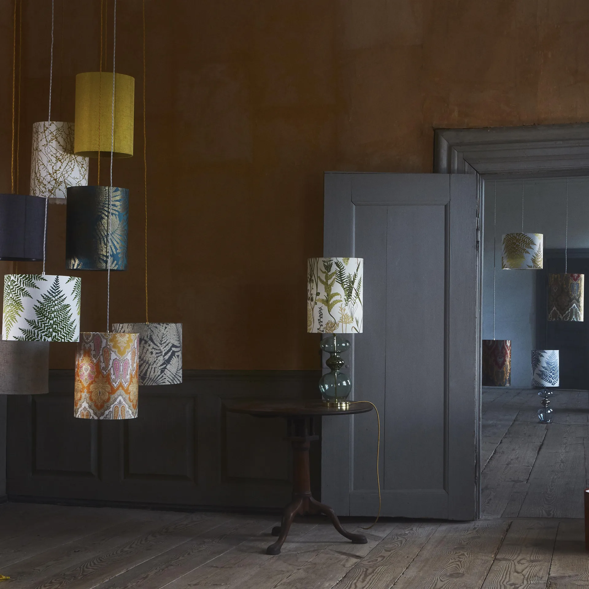 Podstawa lampy Futura, Forest green EBB & FLOW