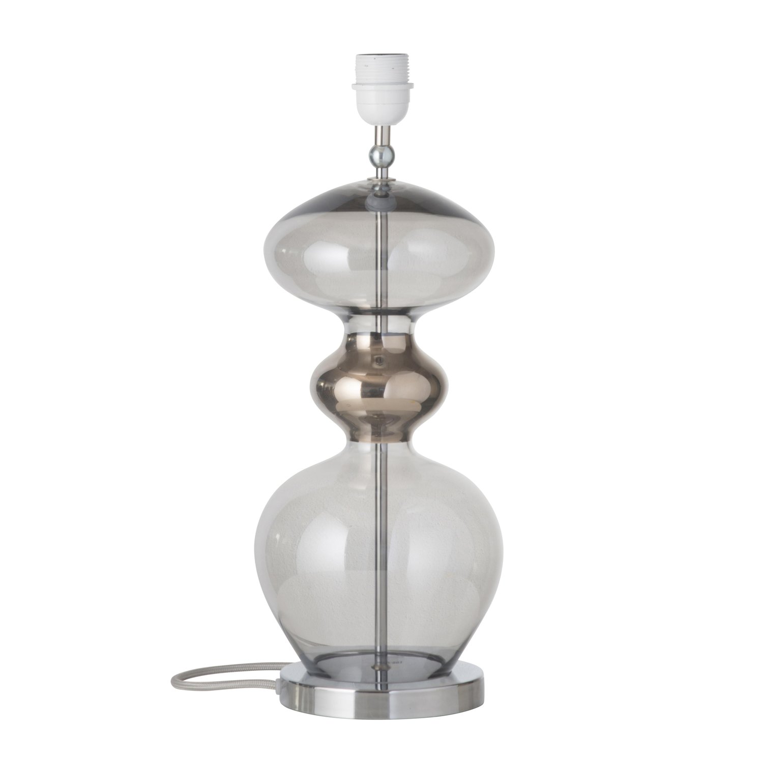 EBB & FLOW Podstawa lampy Futura Smokey grey | Skandynawski Design | Podstawy lamp | Szary