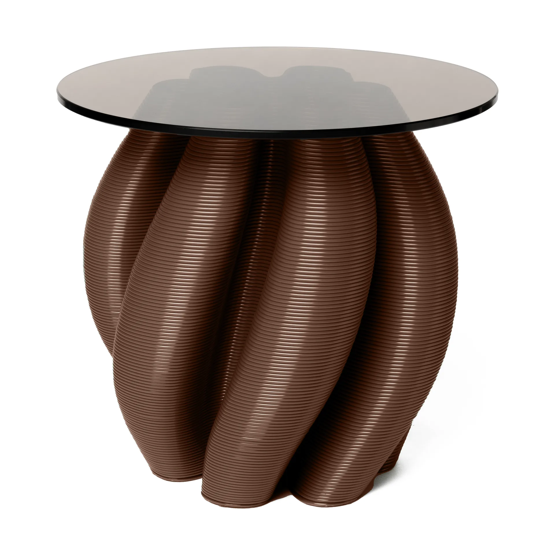 Stolik boczny Water lily Ø50 cm, Chocolate Ekbacken Studios