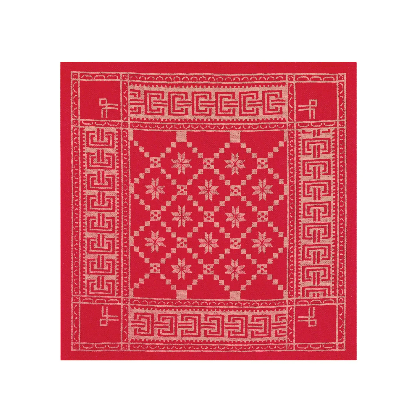 Åttebladrose serwetka, 50x50 cm Ekelund Linneväveri