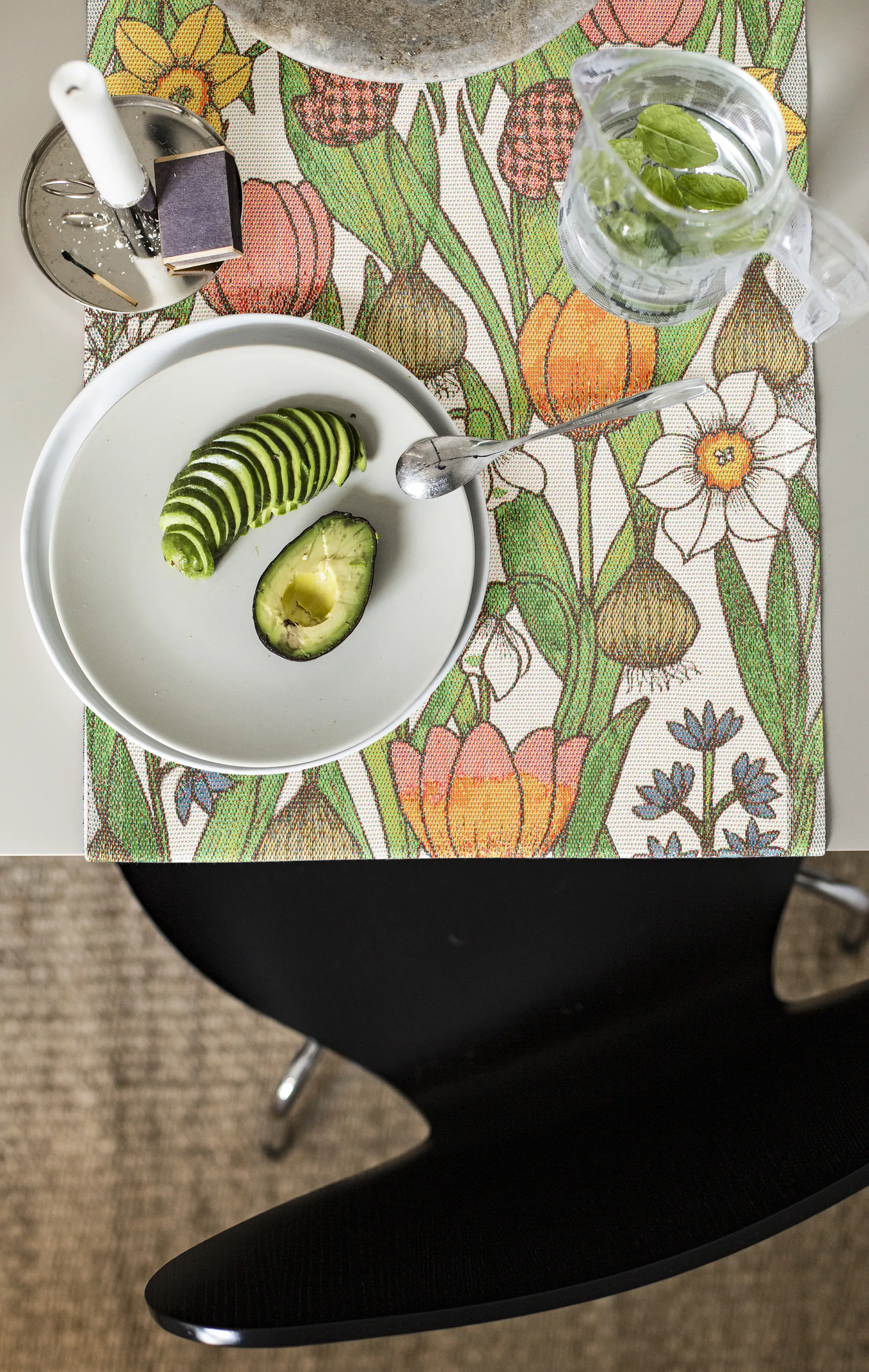 Bieżnik Blomsterlök, 35x80 cm Ekelund Linneväveri