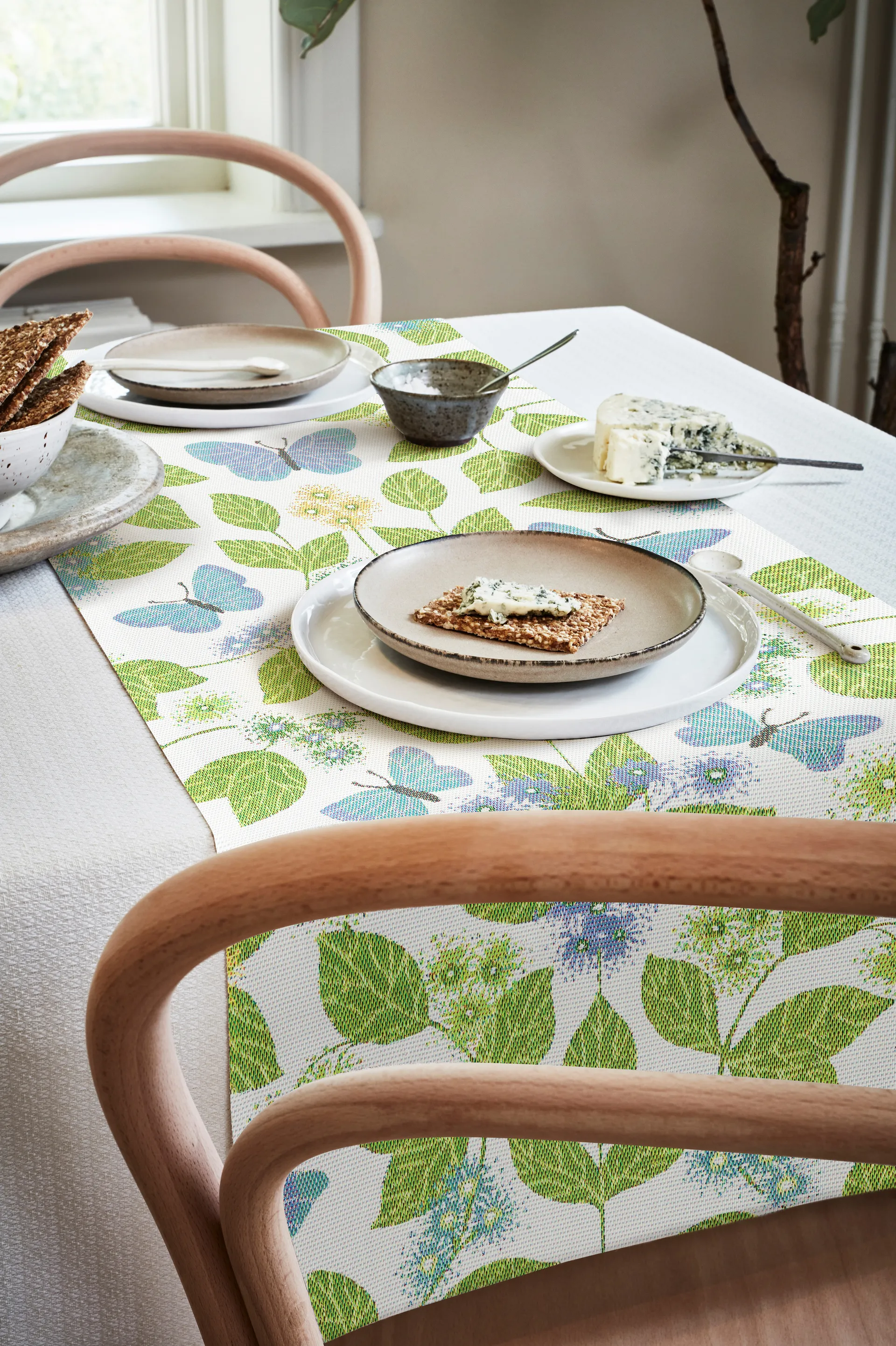 Bieżnik Fjärilsdröm, 35x140 cm Ekelund Linneväveri