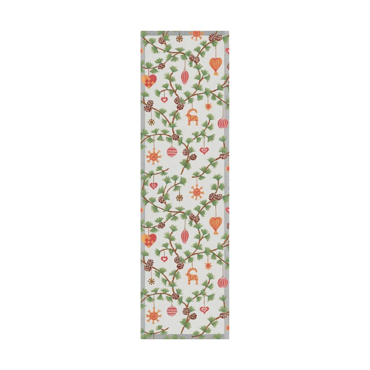 Bieżnik Julefröjd 35x120 cm - Multi - Ekelund Linneväveri