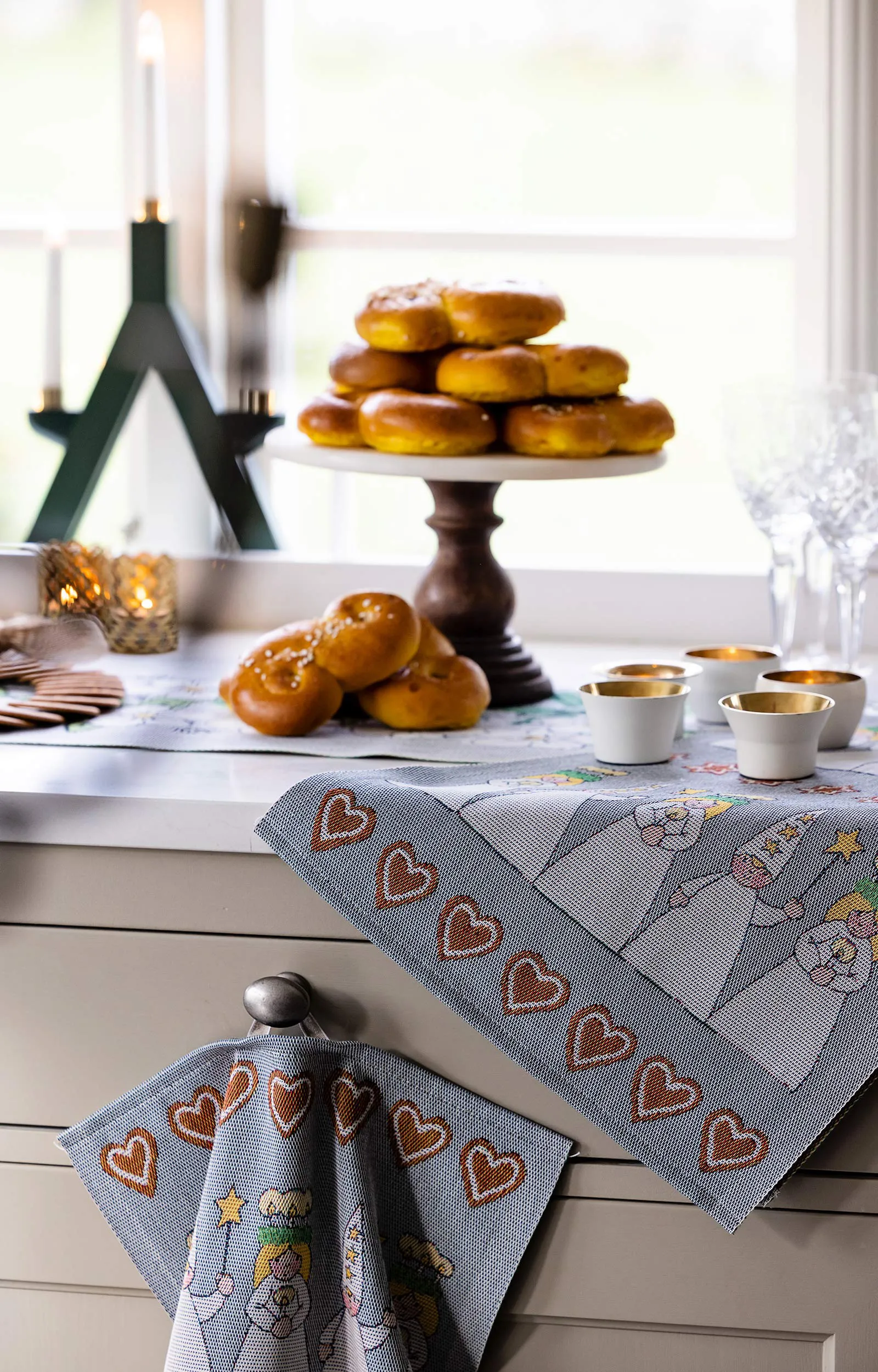 Bieżnik Mistelkvist 35x120 cm, Multi Ekelund Linneväveri