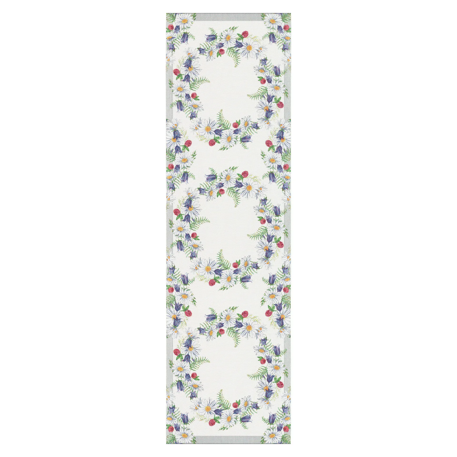 Bieżnik na stół Blomkrans 35x120 cm, Multi Ekelund Linneväveri