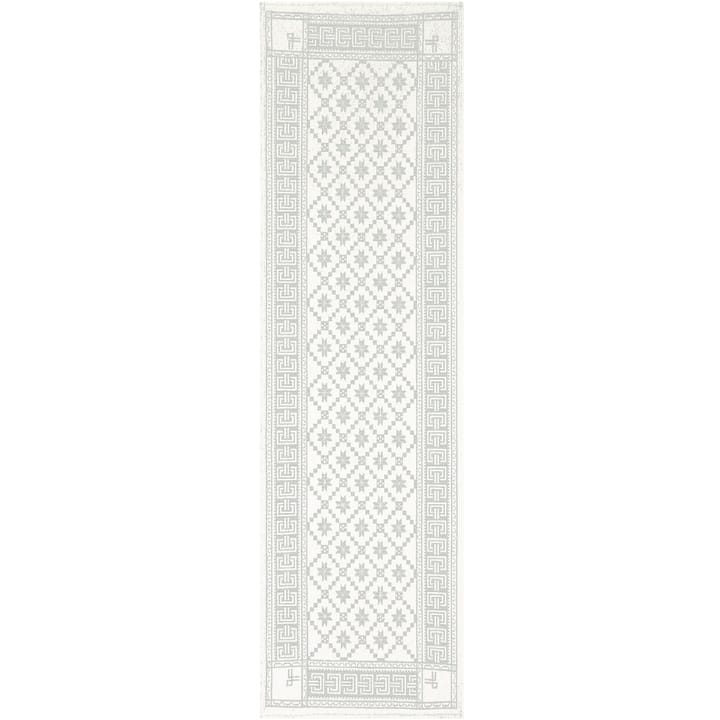Bieżnik na stół z motywem ośmiolistnej róży 50x150 cm - Beżowy - Ekelund Linnev�äveri