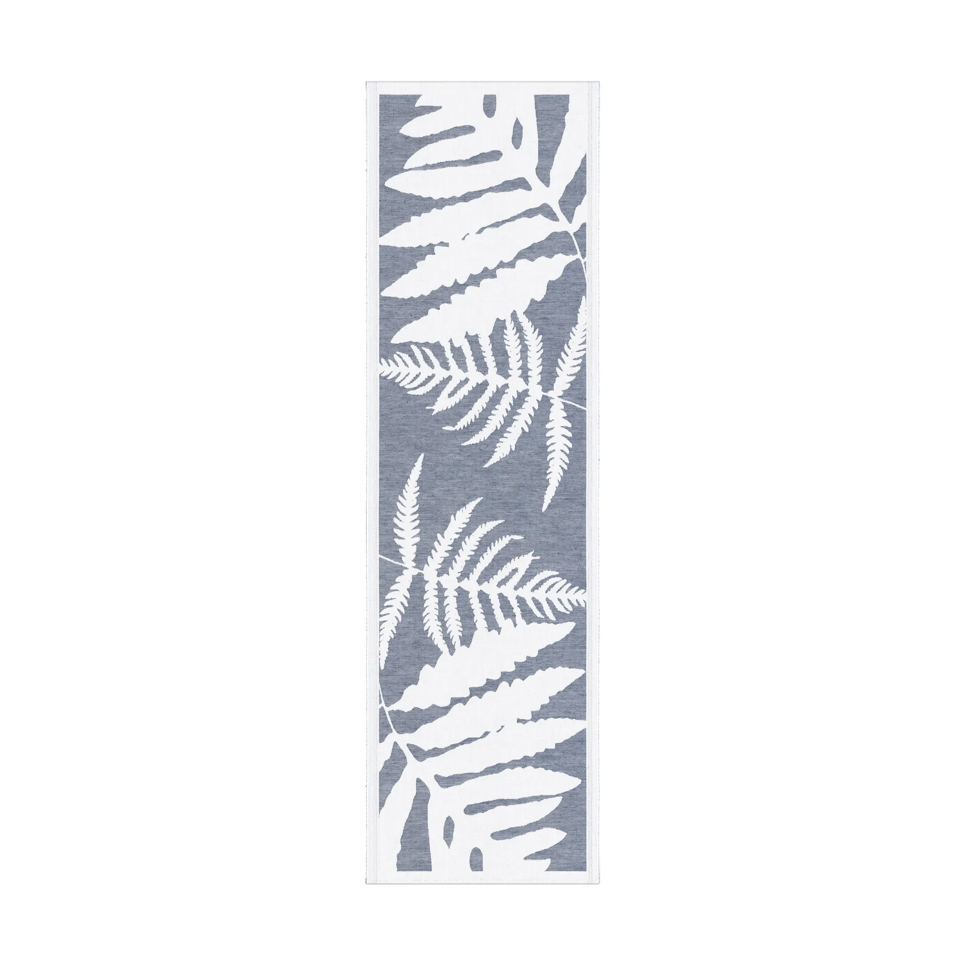 Bieżnik Paproć 35x120 cm, Niebiesko-biały Ekelund Linneväveri