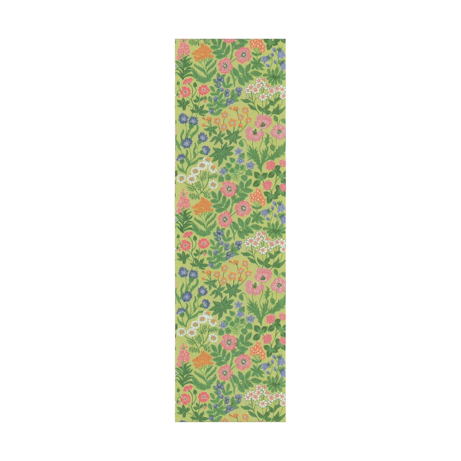 Bieżnik Vildblommor 35x120 cm, Zielony Ekelund Linneväveri