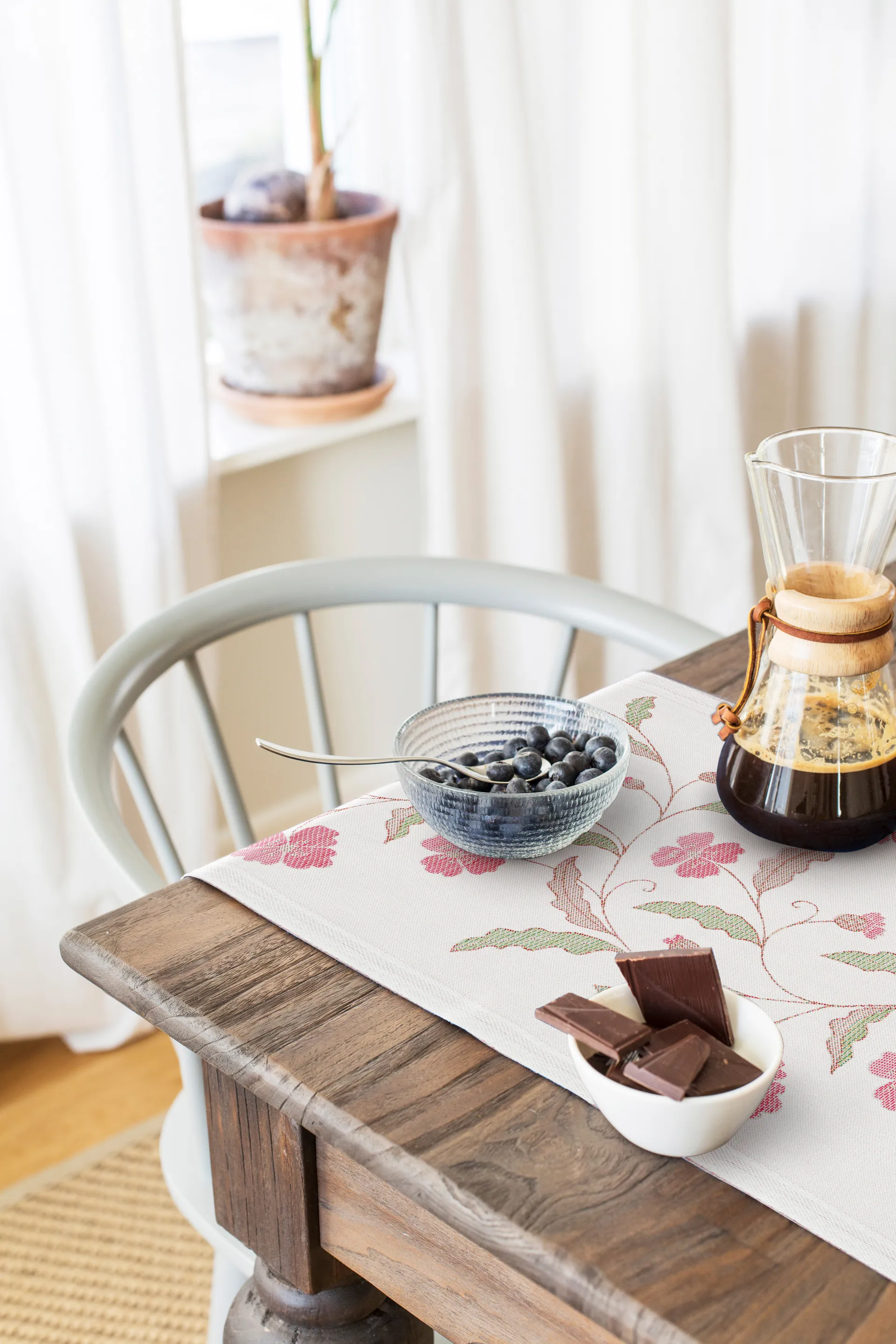 Bieżnik Vindvallmo, 35x120 cm Ekelund Linneväveri