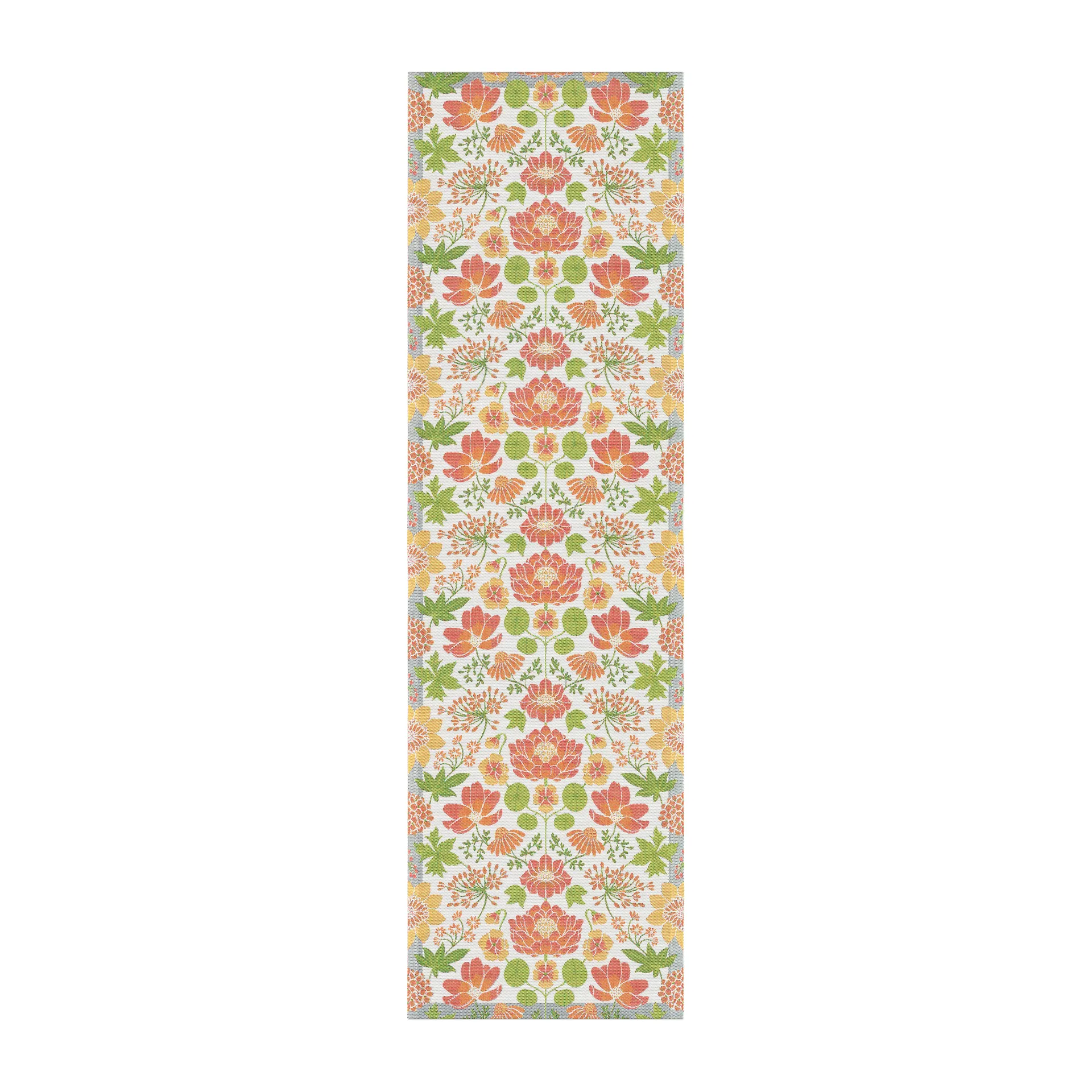 Bieżnik z motywem rzeżuchy, 35x120 cm Ekelund Linneväveri