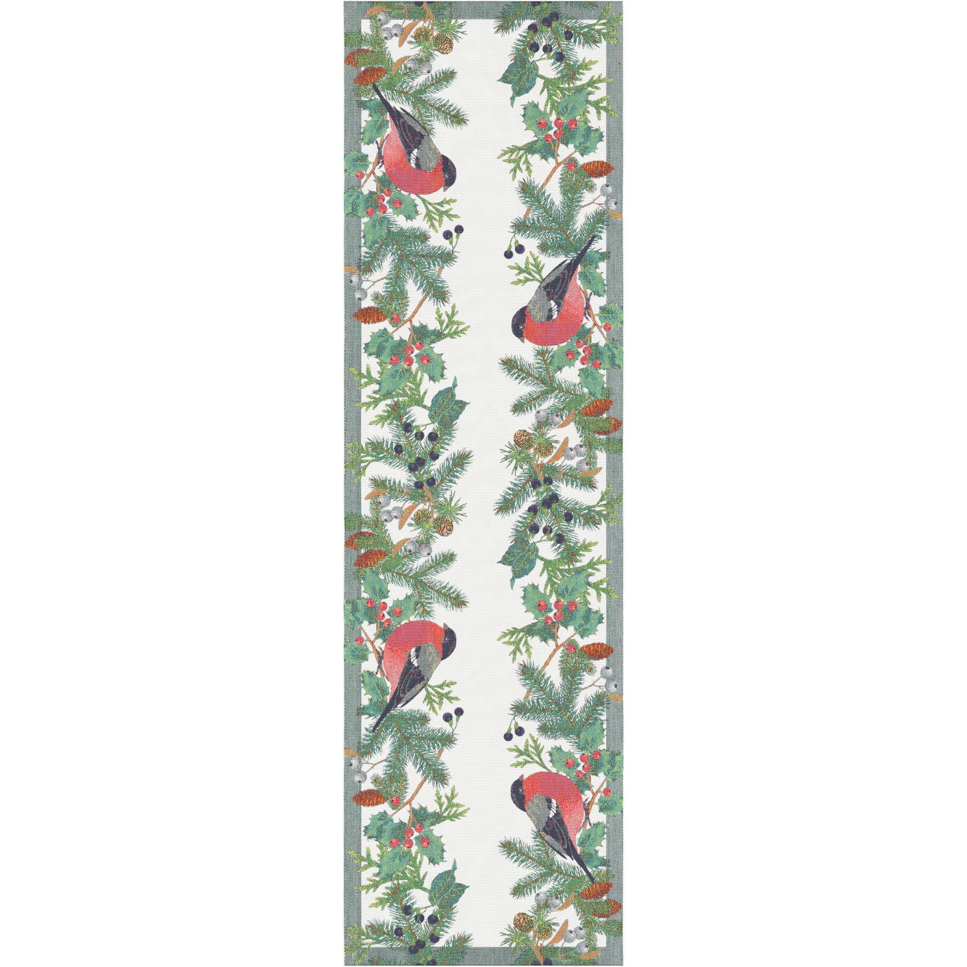 Domherre biegacz 35x120 cm, Multi Ekelund Linneväveri