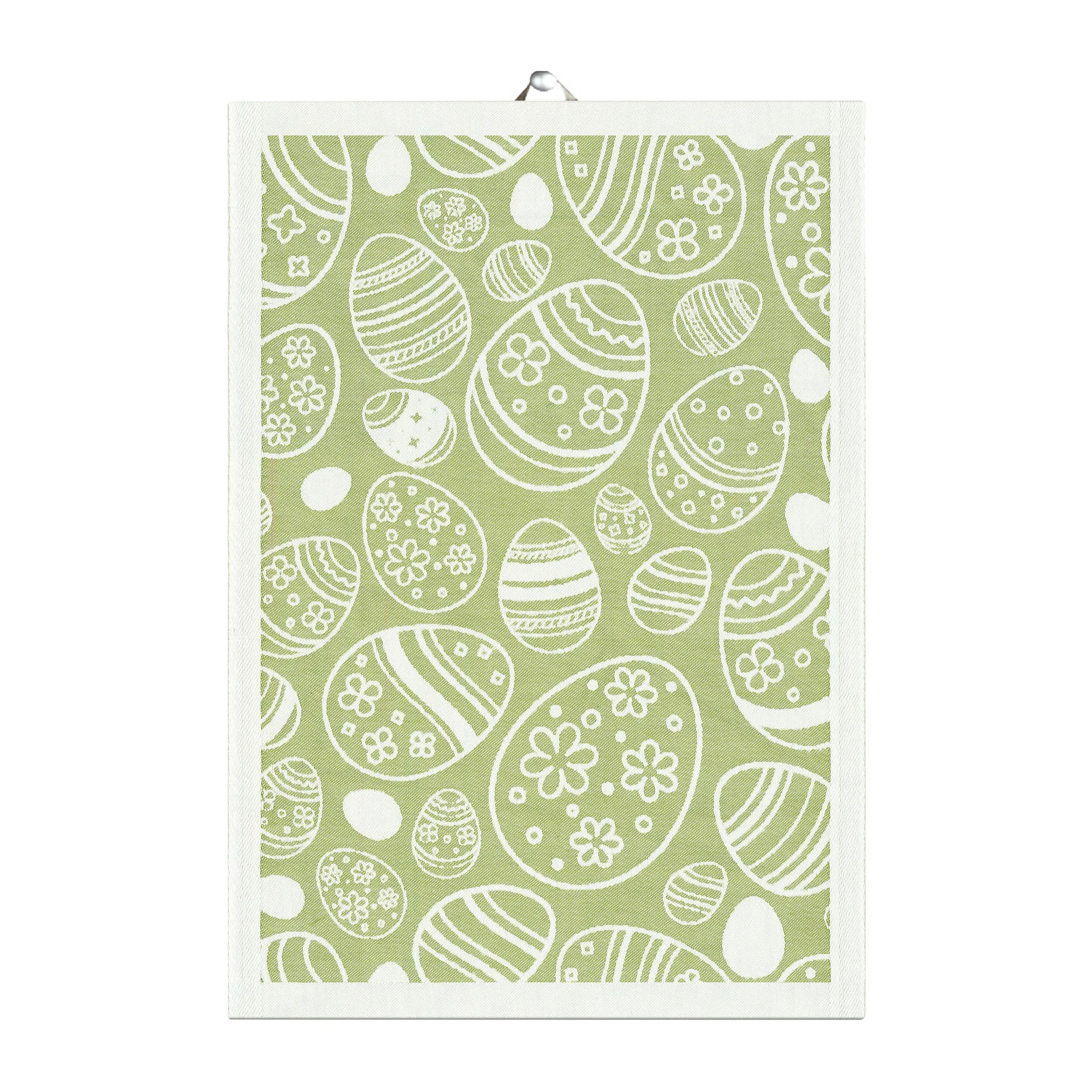 Easter Egg ręcznik kuchenny 35x50 cm, Zielony Ekelund Linneväveri