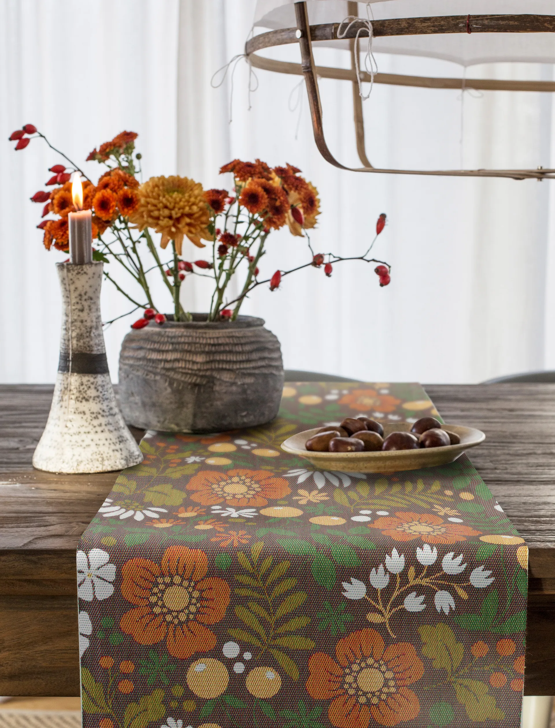 Elisabeth biegacz, 35x120 cm Ekelund Linneväveri