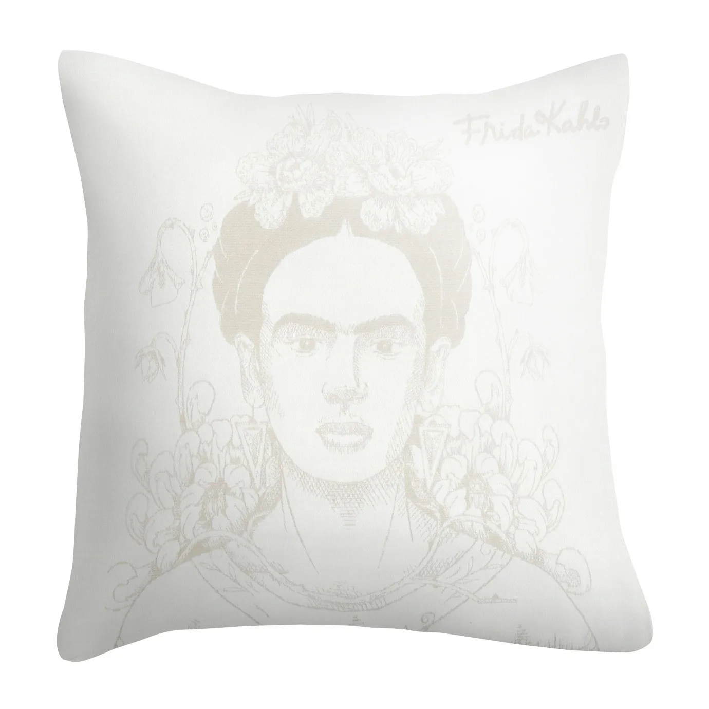 Frida Kahlo poszewka na poduszkę 40x40 cm, Belleza Ekelund Linneväveri