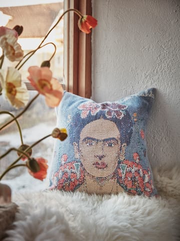 Frida Kahlo poszewka na poduszkę 40x40 cm - Vida - Ekelund Linneväveri