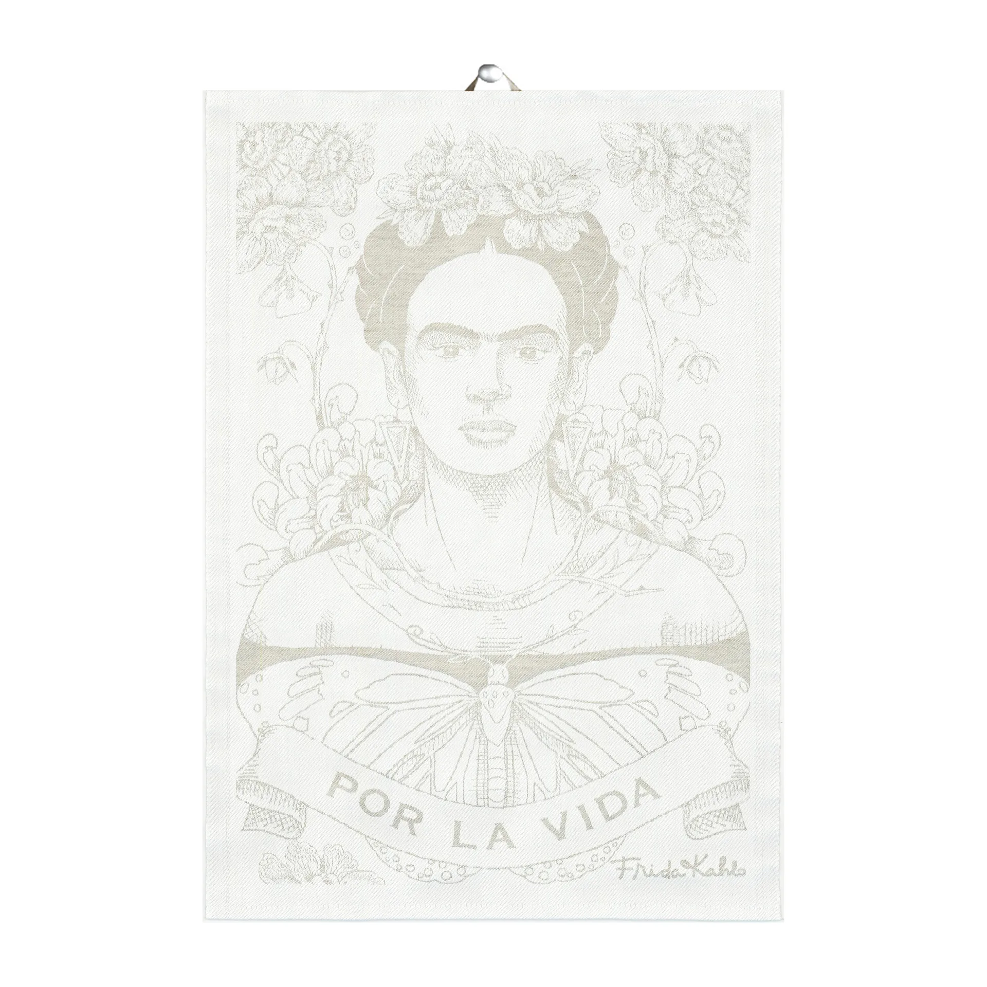 Frida Kahlo ręcznik kuchenny 35x50 cm, Belleza Ekelund Linneväveri