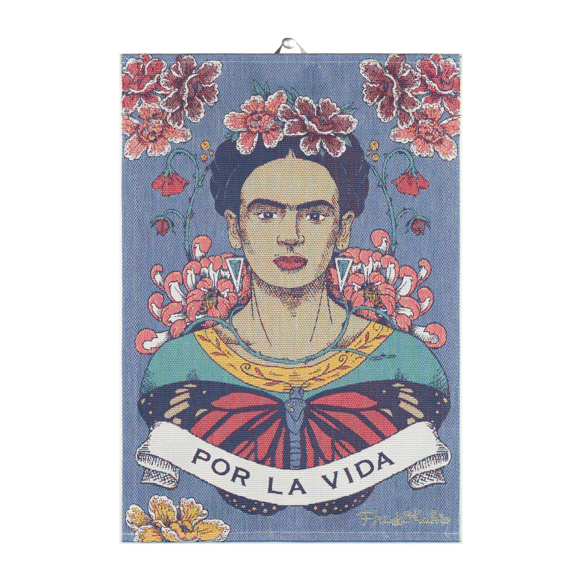 Frida Kahlo ręcznik kuchenny 35x50 cm, Vida Ekelund Linneväveri