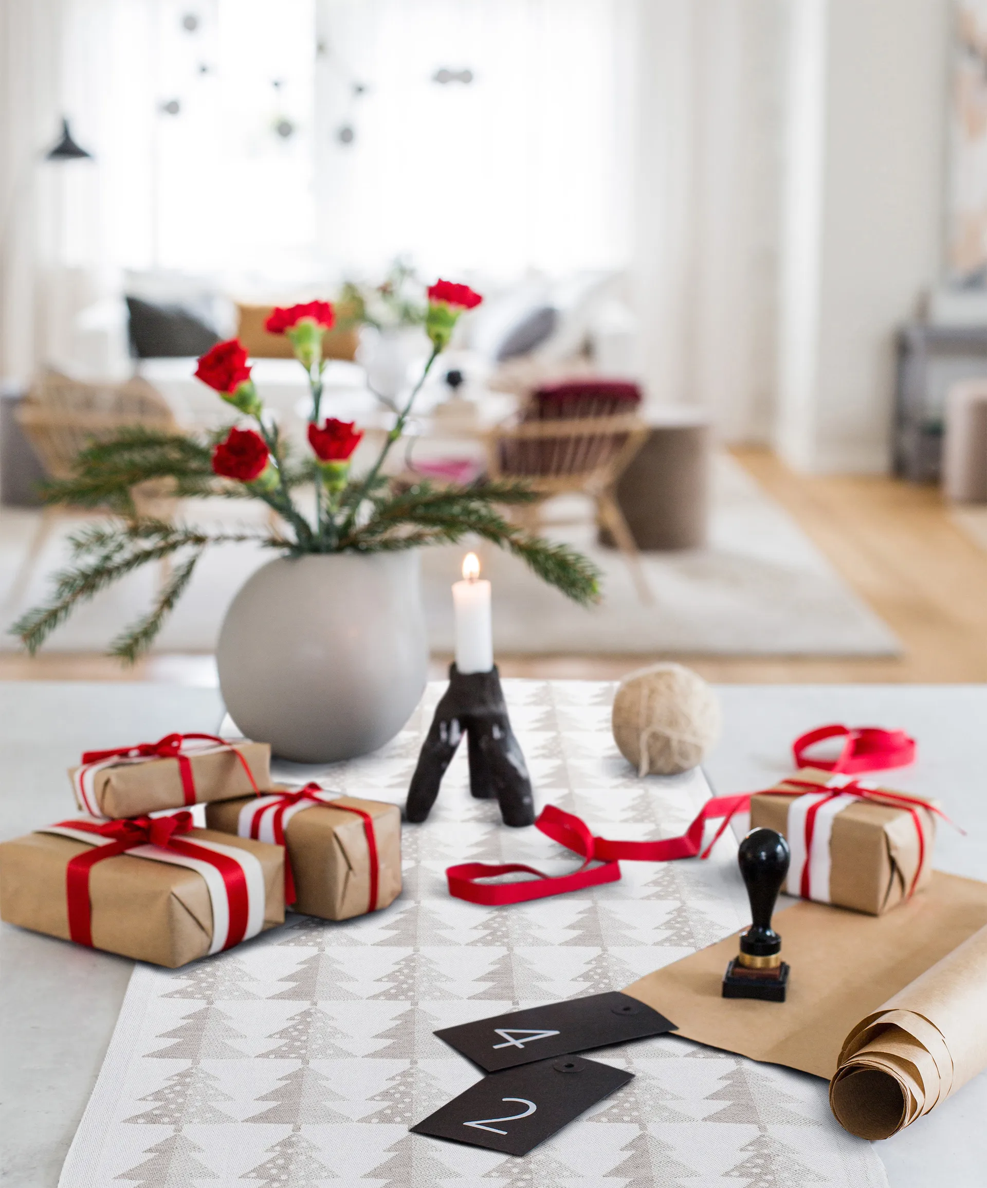 Granar biegacz, 35x120 cm Ekelund Linneväveri