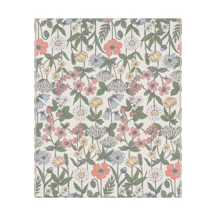Koc bawełniany Vildblommor 140x170 cm - Multi - Ekelund Linneväveri
