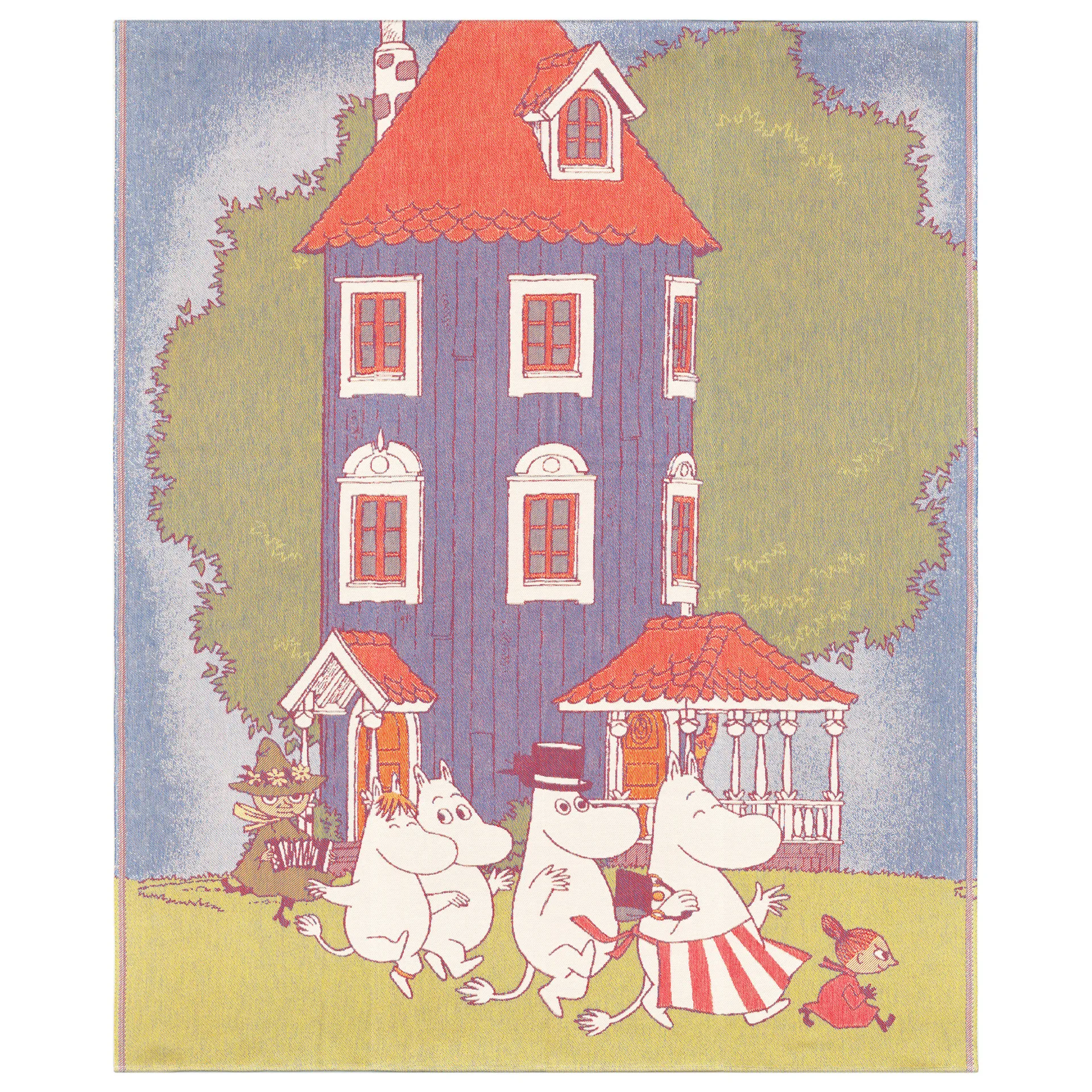 Koc Moomin House 140x170 cm, Multi Ekelund Linneväveri