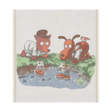 Kocyk dla niemowląt Łódeczki 70x75 cm - Multi - Ekelund Linneväveri