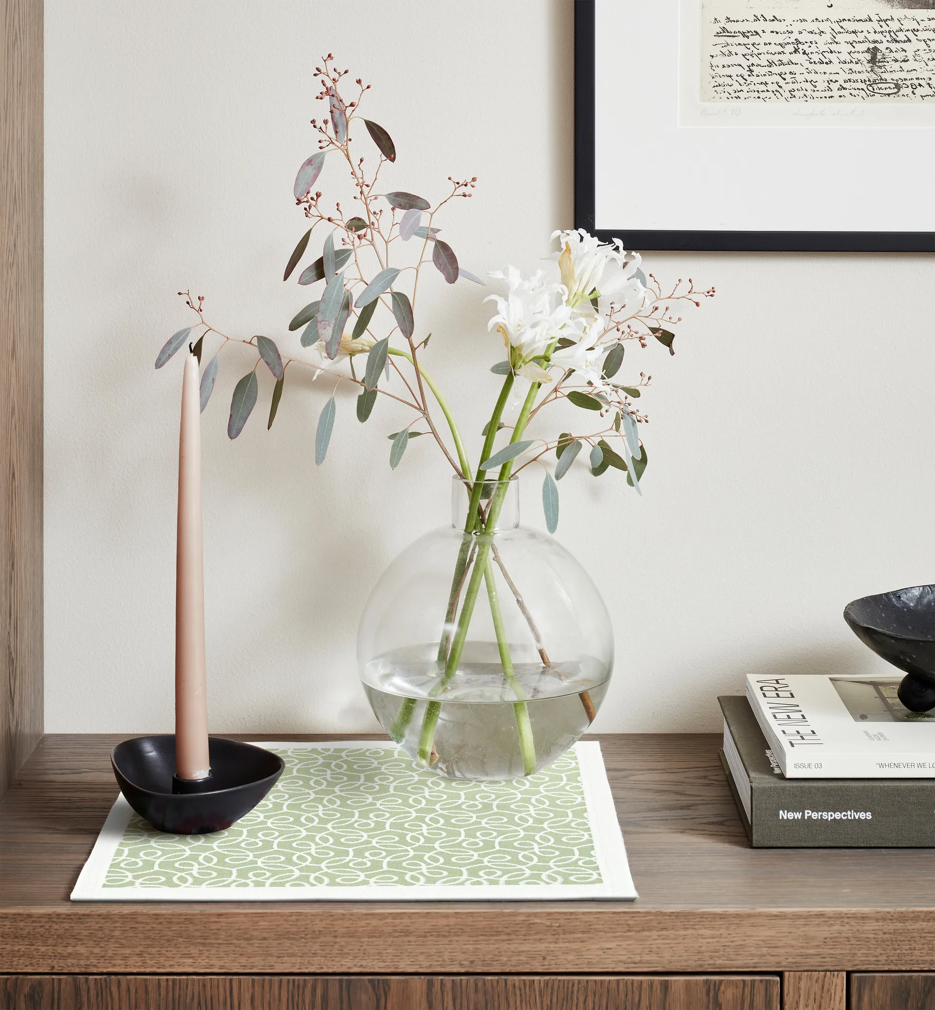 Lindblom serwetka 35x35 cm, jasnozielony Ekelund Linneväveri