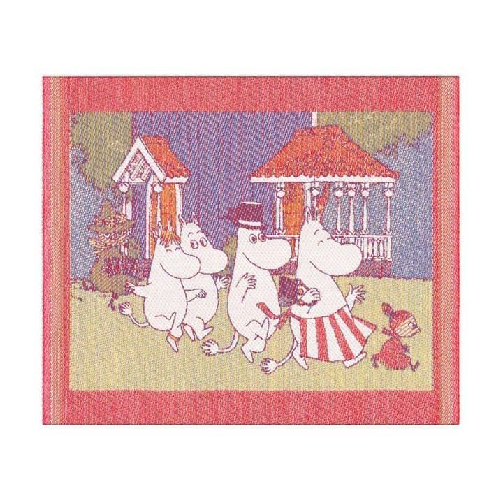 Moomin House ścierka do naczyń 25x30 cm - Multi - Ekelund Linneväveri