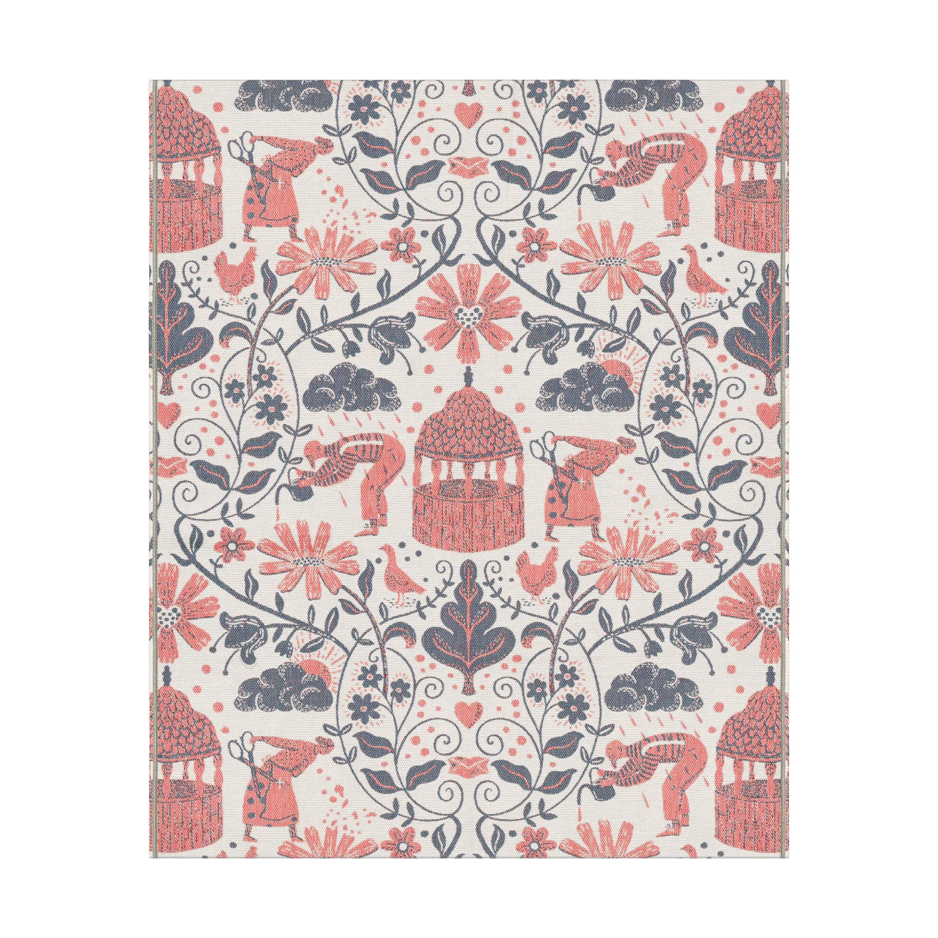 Pled Kärleken 140x170 cm, Multi Ekelund Linneväveri