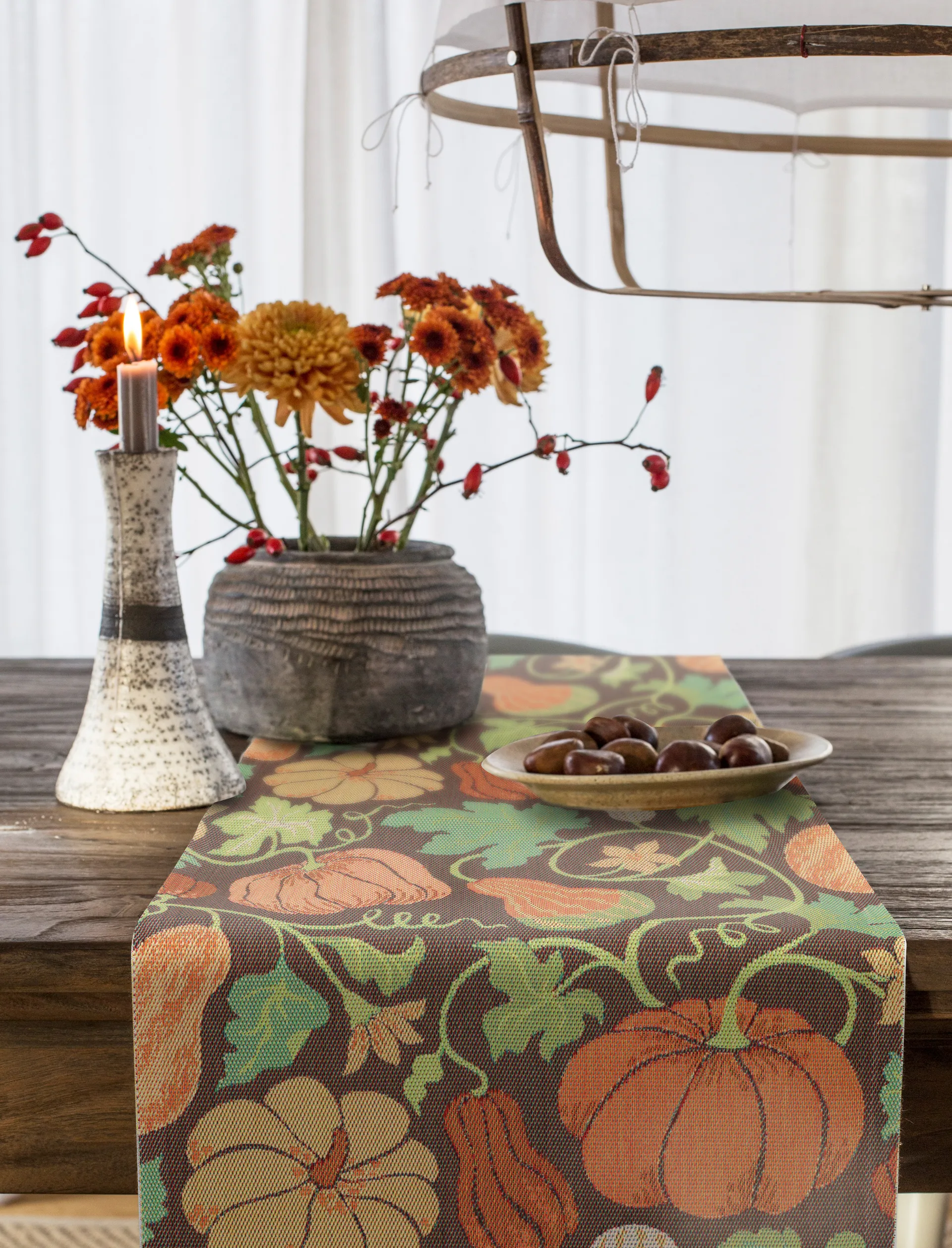 Plenty of pumpkin biegacz, 35x120 cm Ekelund Linneväveri