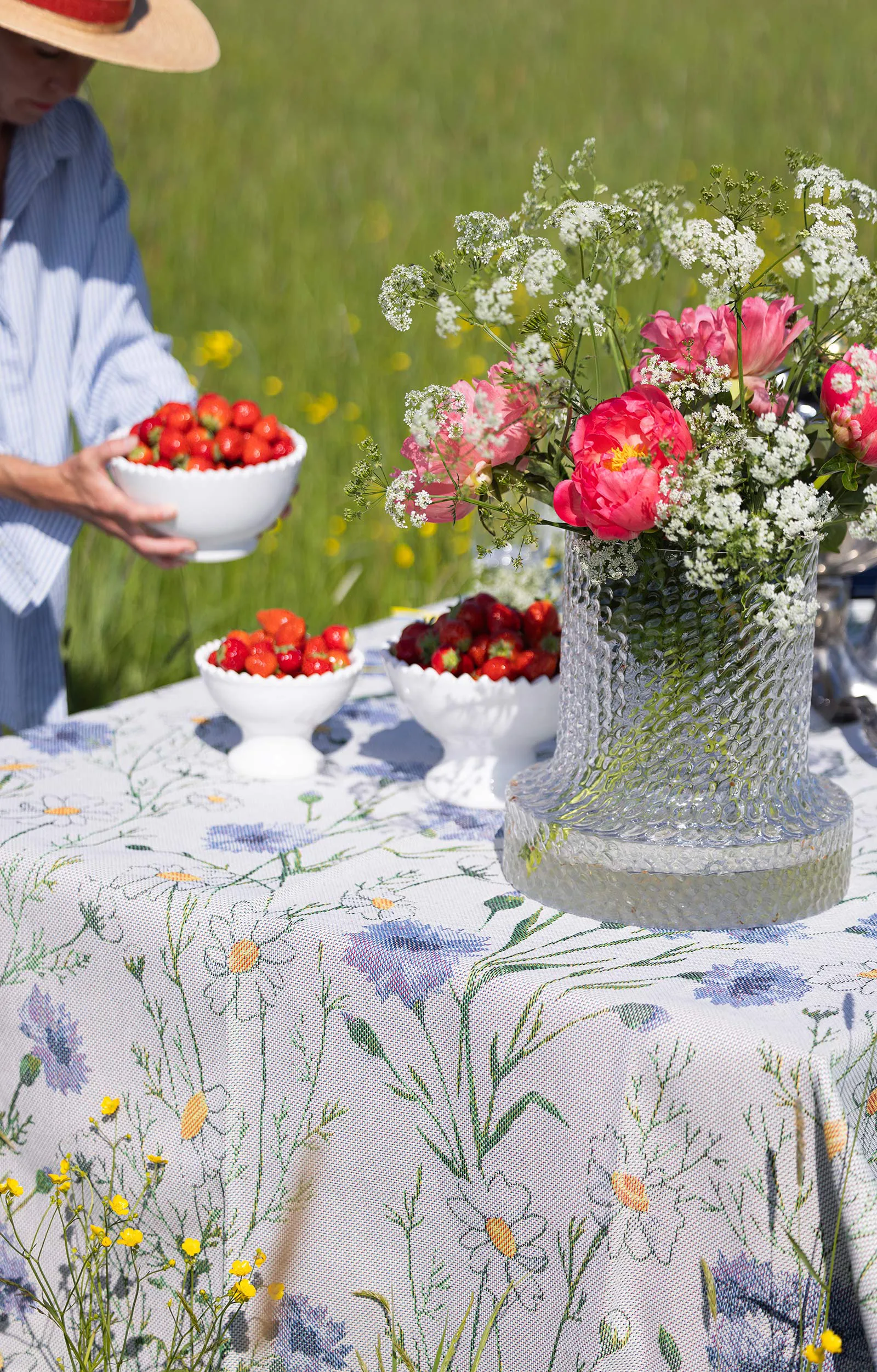 Podkładka na stół Sommar 35x48 cm, Multi Ekelund Linneväveri