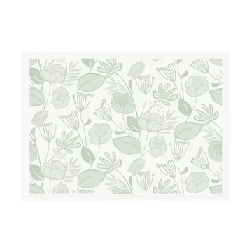 Podkładka stołowa Zieleń 35x48 cm - Zielono-biała - Ekelund Linneväveri