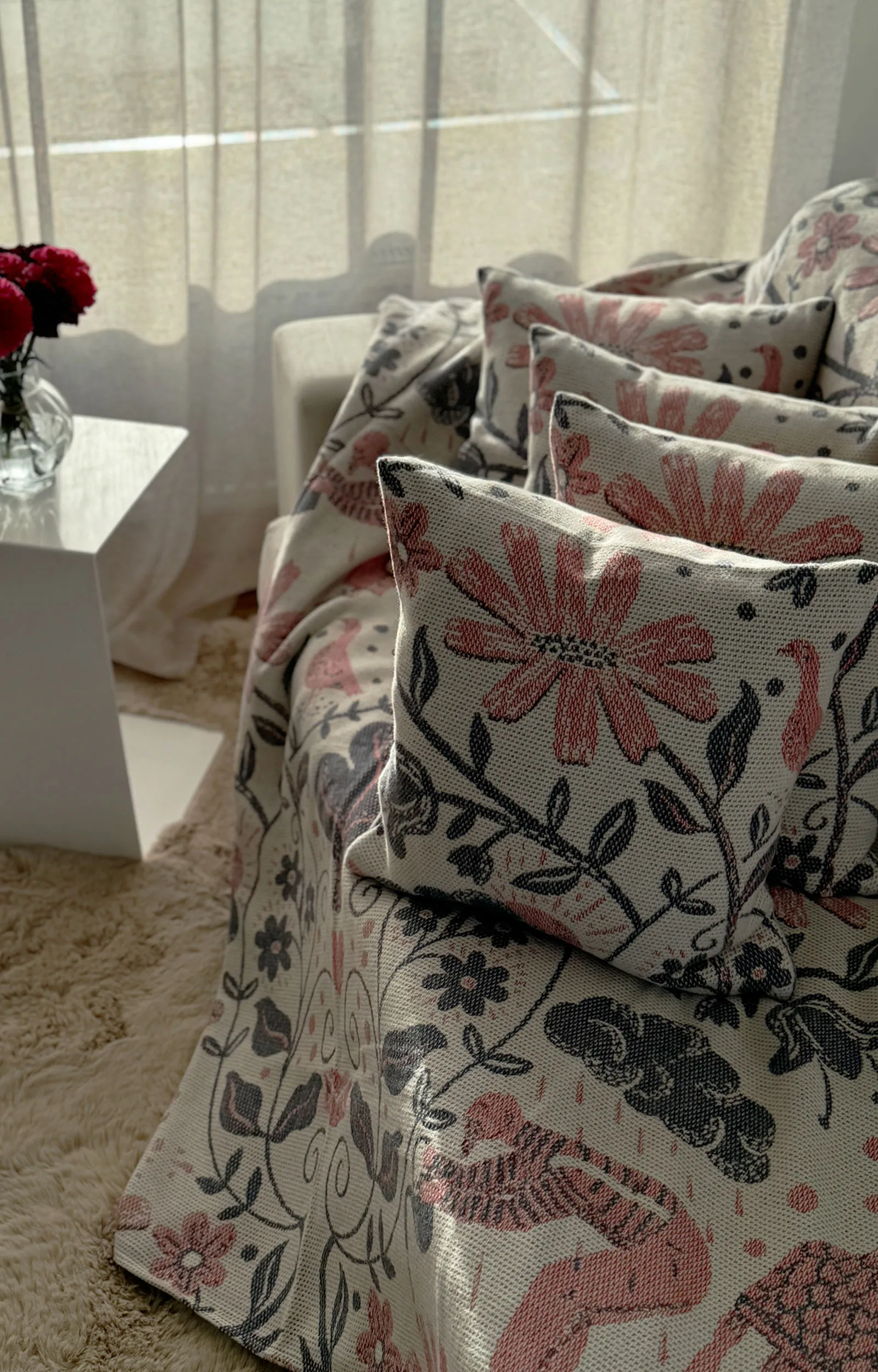 Poszewka na poduszkę Kärleken 40x40 cm, Multi Ekelund Linneväveri