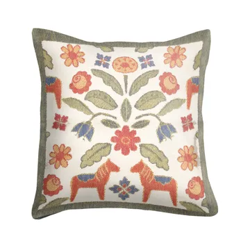 Poszewka na poduszkę Kwiat Kurbits 40x40 cm - Multi - Ekelund Linneväveri